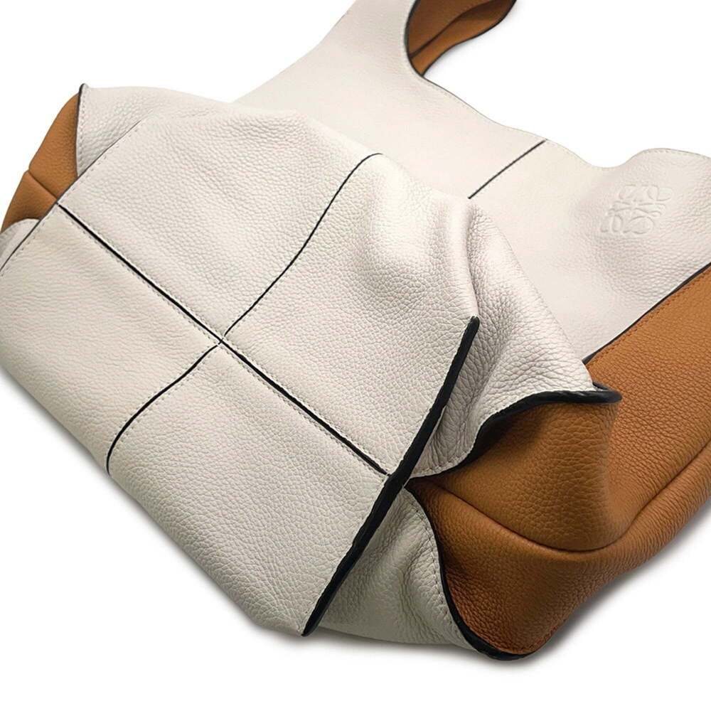 Loewe Tote Bag, Color Block Hobo Leather, LOEWE 2-Way Handbag - Picture 8 of 16